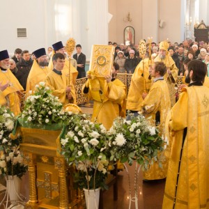 воскресная служба в Успенском соборе_Омскноября 09, 2014_23