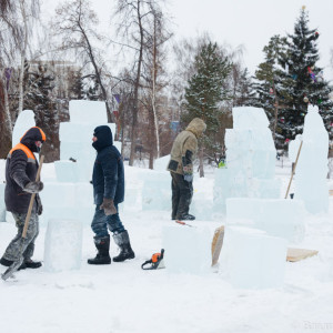 Ледяные фигуры возле Успенского собора_Омск_IMG_5690_января 04, 2015_1