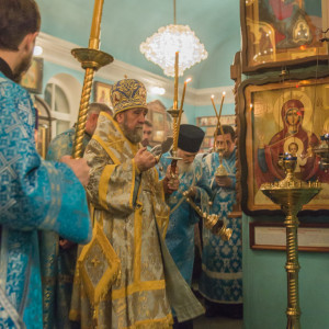 20151103 042 Праздник иконы Казанской Божией Матери Храм Казанской иконы Божией Матери Омск митр. Владимир (Иким) IMG_2769