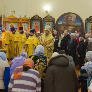 20160103 011 Воскресение перед Рождеством Христовым Николо-Игнатьевский храм Омск митр. Владимир (Иким) IMG_6805