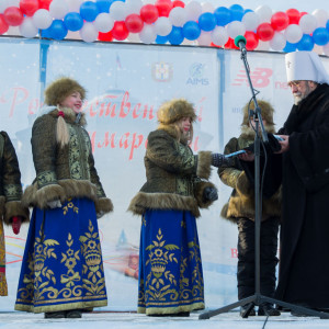 20160107 016 праздник Радость Христова Рождества Соборная площадь Омск митр. Владимир (Иким) IMG_7879