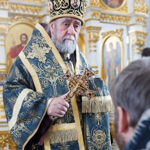 20160323 048 Литургия Преждеосвященных Даров Свято-Успенский каф. собор Омск митр. Владимир (Иким) IMG_8455