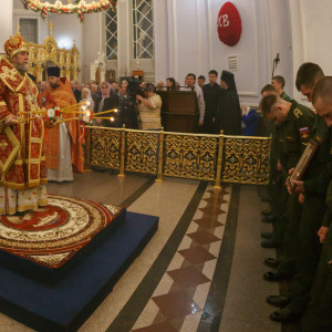 20160430 330 ПАСХА Свято-Успенский каф. собор Омск митр. Владимир (Иким) DSC01396