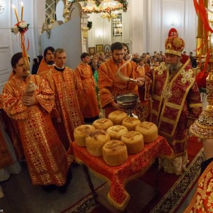 20160430 377 ПАСХА Свято-Успенский каф. собор Омск митр. Владимир (Иким) DSC01433