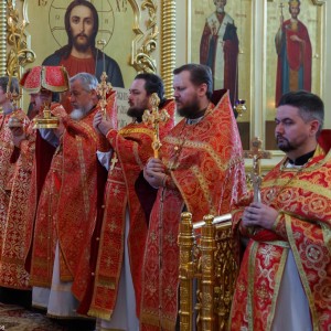 20160503 023 Литургия собор Рождества Христова Омск митр. Владимир (Иким) IMG_4225