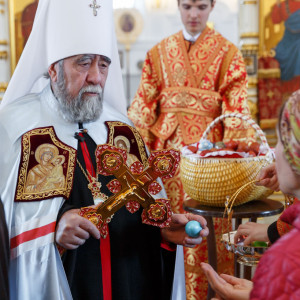 20160503 2с Вечерня с награждением и поздравлениями Свято-Успенский каф. собор Омск митр. Владимир (Иким) IMG_4779
