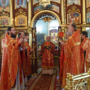 20160505 023 Литургия Храм иконы Б.М. Всех скорбящих Радость Омск митр. Владимир (Иким) IMG_5553