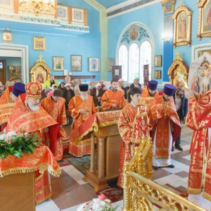 20160505 050 Литургия Храм иконы Б.М. Всех скорбящих Радость Омск митр. Владимир (Иким) IMG_5702