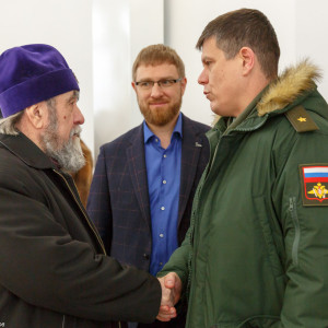 20161224 005 Воскресенский собор Омск министр культуры РФ Владимир Мединский  митр. Владимир (Иким) IMG_3231