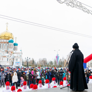 20170107 017 Праздник Радость Христова Рождества Соборная площадь Омск митр. Владимир (Иким) IMG_0522