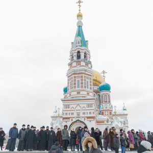 20170107 028 Праздник Радость Христова Рождества Соборная площадь Омск митр. Владимир (Иким) IMG_0572