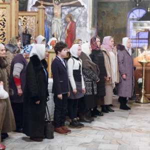 20170108 005 Литургия Собор Воздвижения Креста Омск митр. Владимир (Иким) IMG_0954