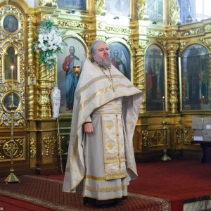 20170108 012 Литургия Собор Воздвижения Креста Омск митр. Владимир (Иким) IMG_0972
