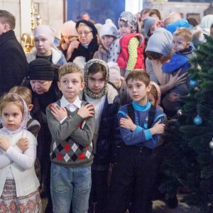 20170108 014 Литургия Собор Воздвижения Креста Омск митр. Владимир (Иким) IMG_0975