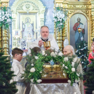 20170108 020 Литургия Собор Воздвижения Креста Омск митр. Владимир (Иким) IMG_0990