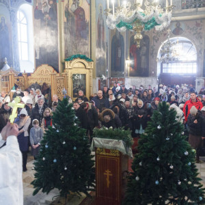20170108 022 Литургия Собор Воздвижения Креста Омск митр. Владимир (Иким) IMG_0997