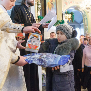 20170108 034 Литургия Собор Воздвижения Креста Омск митр. Владимир (Иким) IMG_1042