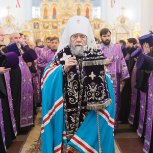 20170304 005 Всенощное бдение Собор Успения Омск митр. Владимир (Иким) IMG_4115