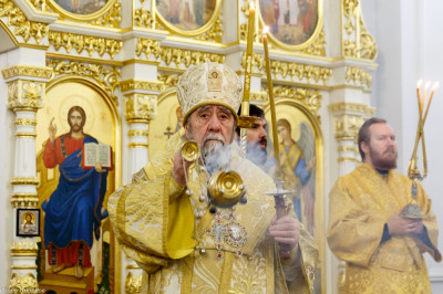 20171216 210 Всенощное бдение Собор Успения Омск митр. Владимир (Иким) IMG_1917