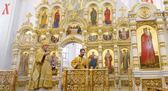 20171217 006 Литургия Собор Успения Омск митр. Владимир (Иким) IMG_1982