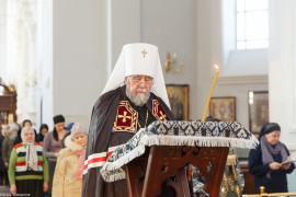 180219 004 Великое повечерие с каноном Собор Успения Омск митр. Владимир (Иким) IMG_2963
