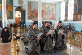 180221 017 Литургия Казанский собор Омск митр. Владимир (Иким) IMG_3294