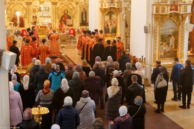 180412 209 Великая Собор Рождества Христова вечерня митр. Владимир (Иким) IMG_3115