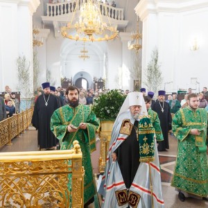 180527 005 День Святой Троицы Собор Успения Омск митр. Владимир (Иким) IMG_1291