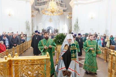 180527 005 День Святой Троицы Собор Успения Омск митр. Владимир (Иким) IMG_1291