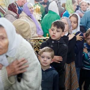 180527 022 День Святой Троицы Собор Успения Омск митр. Владимир (Иким) IMG_1374
