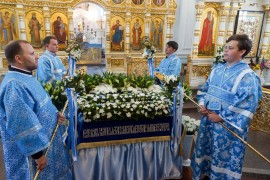 180827 018 Успение Пресвятой Богородицы Собор Успения Омск митр. Владимир (Иким) DSC06780
