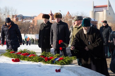 2020.02.23 День Защитника Отечества. Церемония возложение цветов 9-9