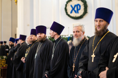 2023.01.09 Вечерня. Поздравления с Рождеством Христовым(3)