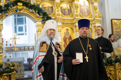 2023.01.09 Вечерня. Поздравления с Рождеством Христовым(52)
