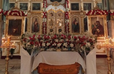 Пасха в Крестовоздваженском соборе города Омска 2