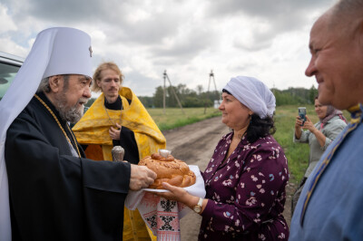 2023.07.29 освящение креста храма св. Луки лука Войно-ясенецкого п. Хвойный (21)
