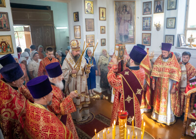 2024.07.05 литургия в храме Святой Мученицы Параскевы с. Чернолучье (15)