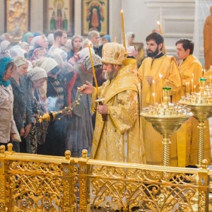 20150711 027 Праздник святых апостолов Петра и Павла Свято-Успенский каф. собор Омск митр. Владимир (Иким) 6008