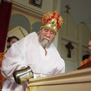 Освящение храма в Орловке митрополитом Омским и Таврическим Владимиром (11 из 55)