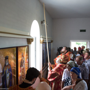 Освящение храма в Орловке митрополитом Омским и Таврическим Владимиром (25 из 55)