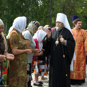 Освящение храма в Орловке митрополитом Омским и Таврическим Владимиром (3 из 55)