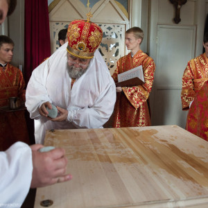 Освящение храма в Орловке митрополитом Омским и Таврическим Владимиром (9 из 55)