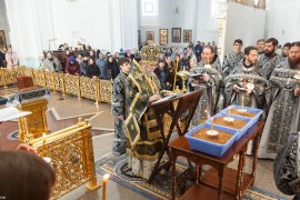 180223 035 Литургия Собор Успения Омск митр. Владимир (Иким) IMG_3849