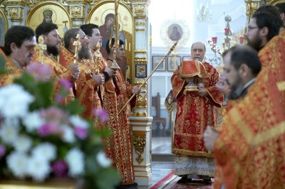 Литургия в соборе Успения Пресвятой Богородицы в праздник Николая Чудотворца(25)