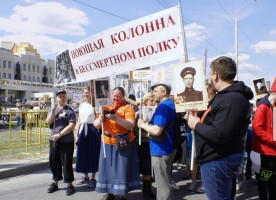 Православная молодежь Омской епархии приняла участие в праздновании Дня Победы