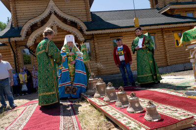 2022.06.17 освящение колоколов для строящегося храма св. Петра и Февронии(24)