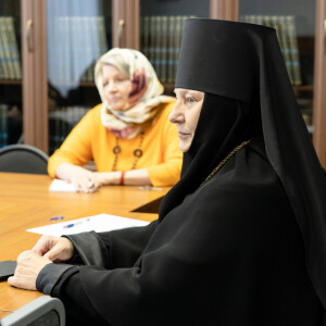 2022.11.16 Представители Межведомственной комиссии по вопросам образования монашествующих посетили Омскую Духовную семинарию(8)