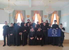 Ребята из Южного благочиния побывали с визитом в Омской духовной семинарии