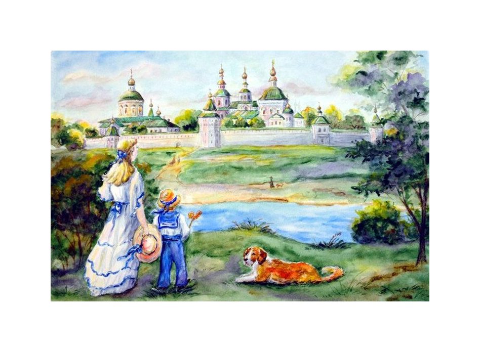 Православные святые детям. Православная тематика. Православная живопись. Рисунки на православную тему для детей.