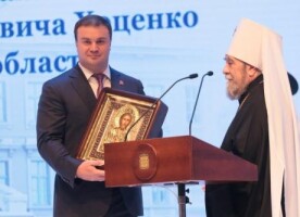 Митрополит Владимир принял участие в инаугурации губернатора Омской области Виталия Хоценко